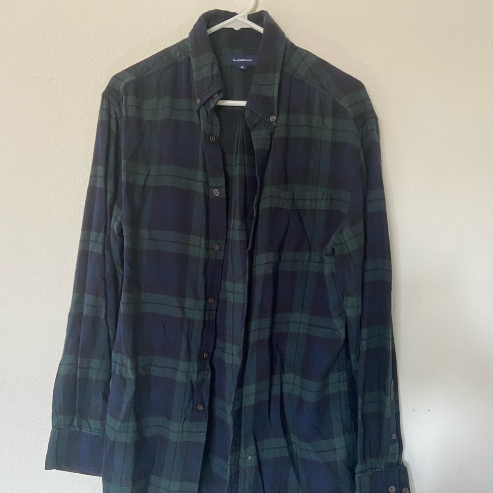 Croft & Barrow Green Flannel